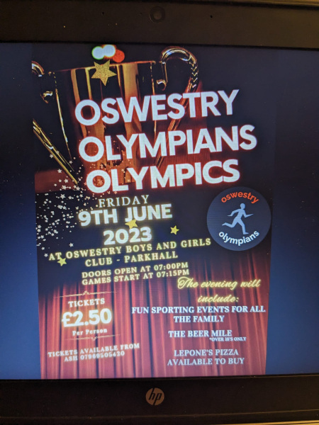 Oswestry Olympians Olympics (Seniors Tickets) carousel image 1