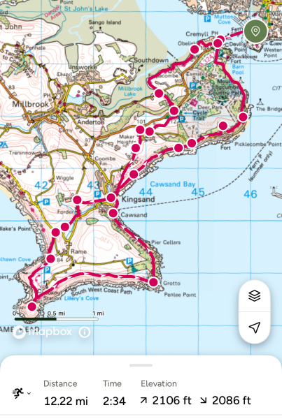 A Guided Run: A loop out to Rame Head carousel image 1