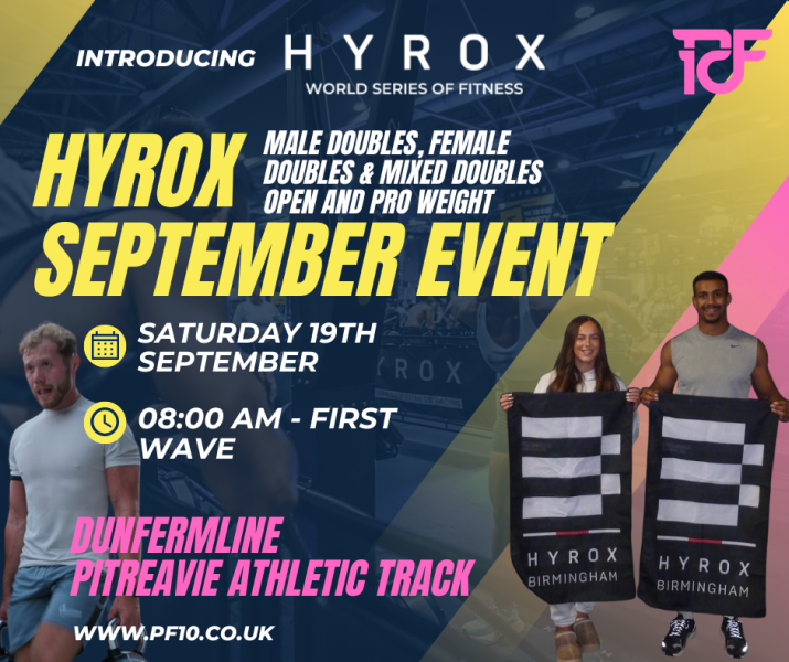 Hyrox Male/Female/Mixed Pairs Open Weights carousel image 1