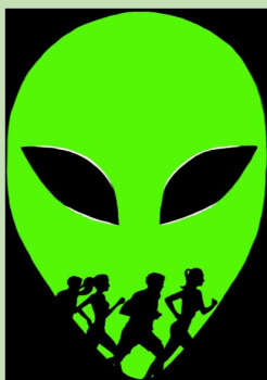 Aliens V's Trail Runners Moonlight Trail 2023 carousel image 1