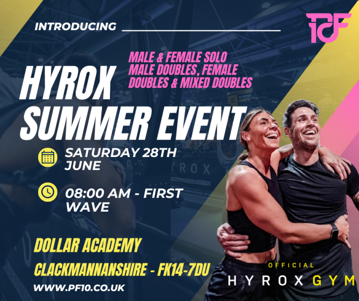 Pilmuir Fitness 10 -  Hyrox Event carousel image 1