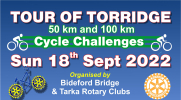 Logo for 100k Tour of Torridge Cycle Challenge