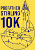 Logo for PODFather Stirling 10k with 3.5k and 2k fun runs