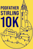 Logo for Podfather Stirling 10k with 3.5k and 2k fun runs