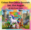 Logo for ColourRun Castle Grounds