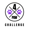Logo for 4 X Paw Challenge