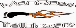 Logo for Monross Trailblazers - Blaze the Biblins