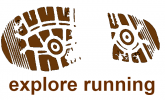 Logo for explore running: Balmoral Cairns Guided Trail Run