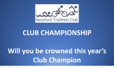 Logo for Hereford Triathlon Club Championship 2024