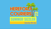 Logo for Hereford Couriers Summer Sizzler 10k 2023