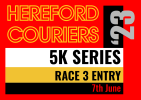 Logo for Hereford Couriers 5K Road Race Series 2023 Race 3 Entry