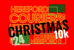 Logo for Hereford Couriers Christmas 10k Road Race 2024